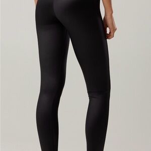 Aerie glossy black leggings
